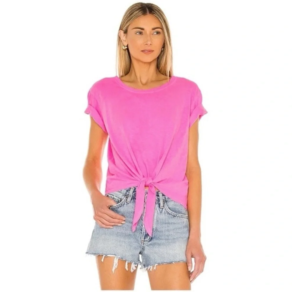 Sundry Tie Front Tee
